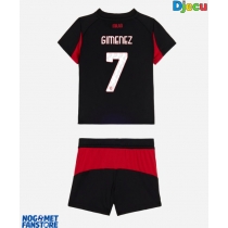 AC Milan Santiago Gimenez #7 Domaci Dres za djecu 2025-26 Kratak Rukav (+ Kratke hlače)